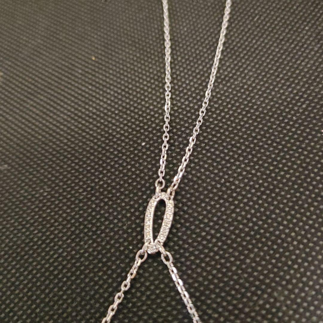 SWAROVSKI　スワロフスキー　ネックレス　ティアドロップ