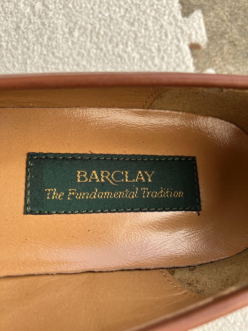 BARCLAY ブラウンレザー ローファー