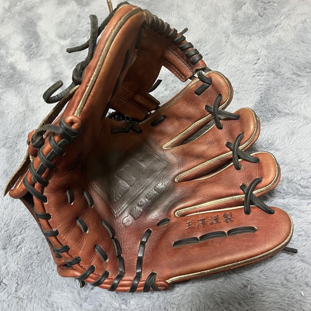 TAMAZAWA 硬式野球内野手用グラブ ブラウン TAMAZAWA 硬式野球内野手用グラブ ブラウン