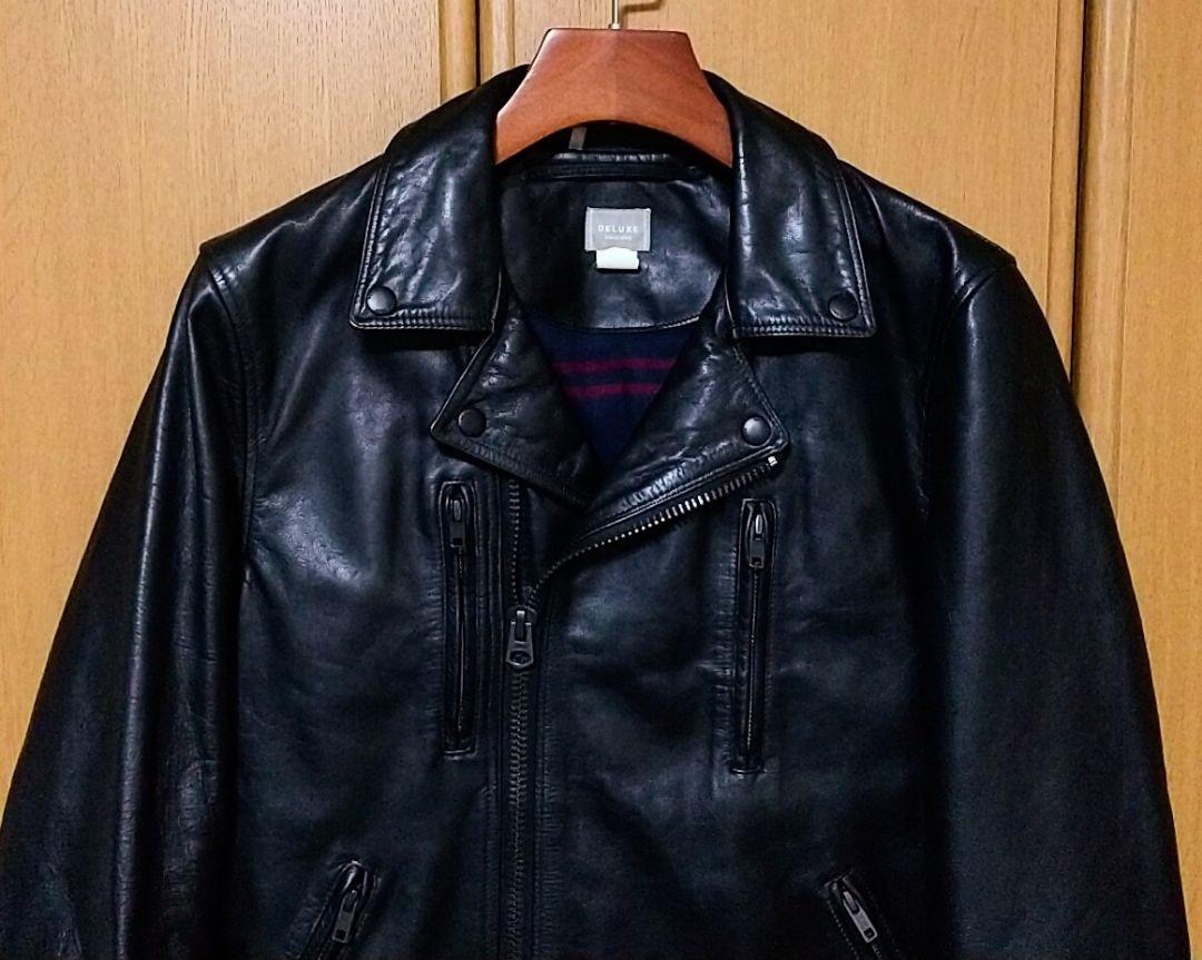DELUXE （デラックス）ダブルライダース　Lサイズ DELUXE CLOTHING デラックスクロージング ダブルライダース