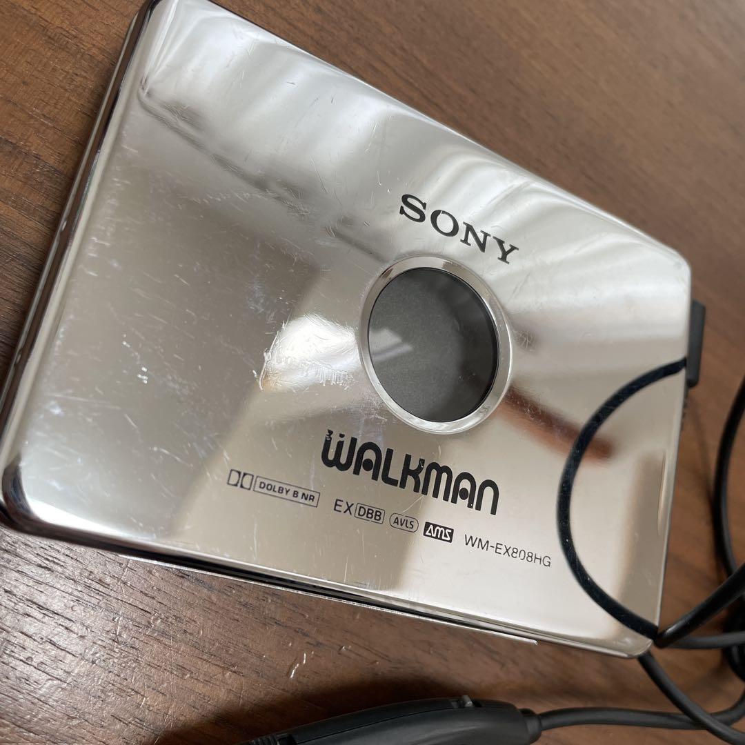 なんでも鑑定団よりも驚き！ SONY WM-EX808HG ジャンク カセットプレーヤー ポータブルプレーヤー