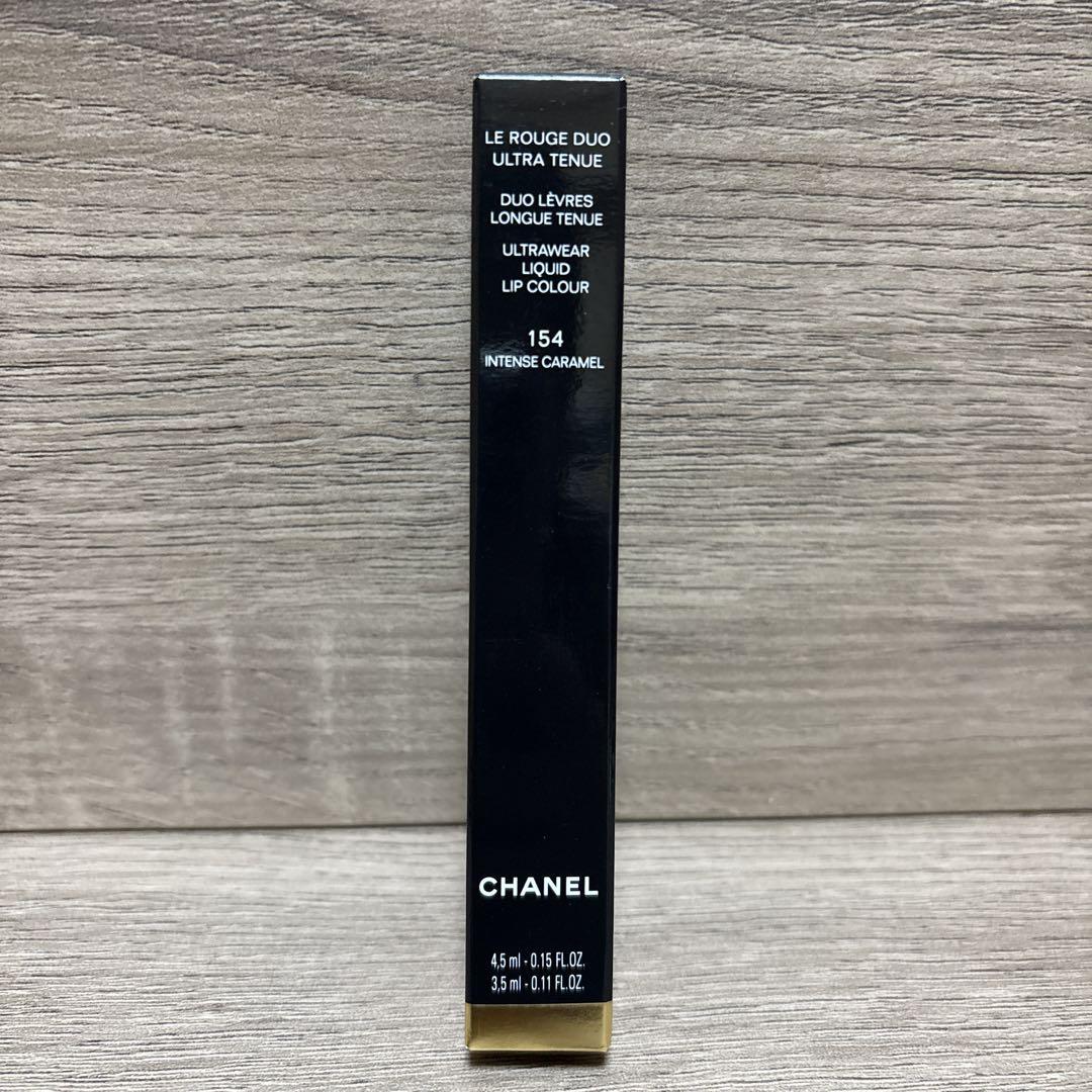 シャネル 154 特別限定色 インテンスキャラメル CHANEL LE ROUGE DUO 154 インテンスキャラメル 特別限定品