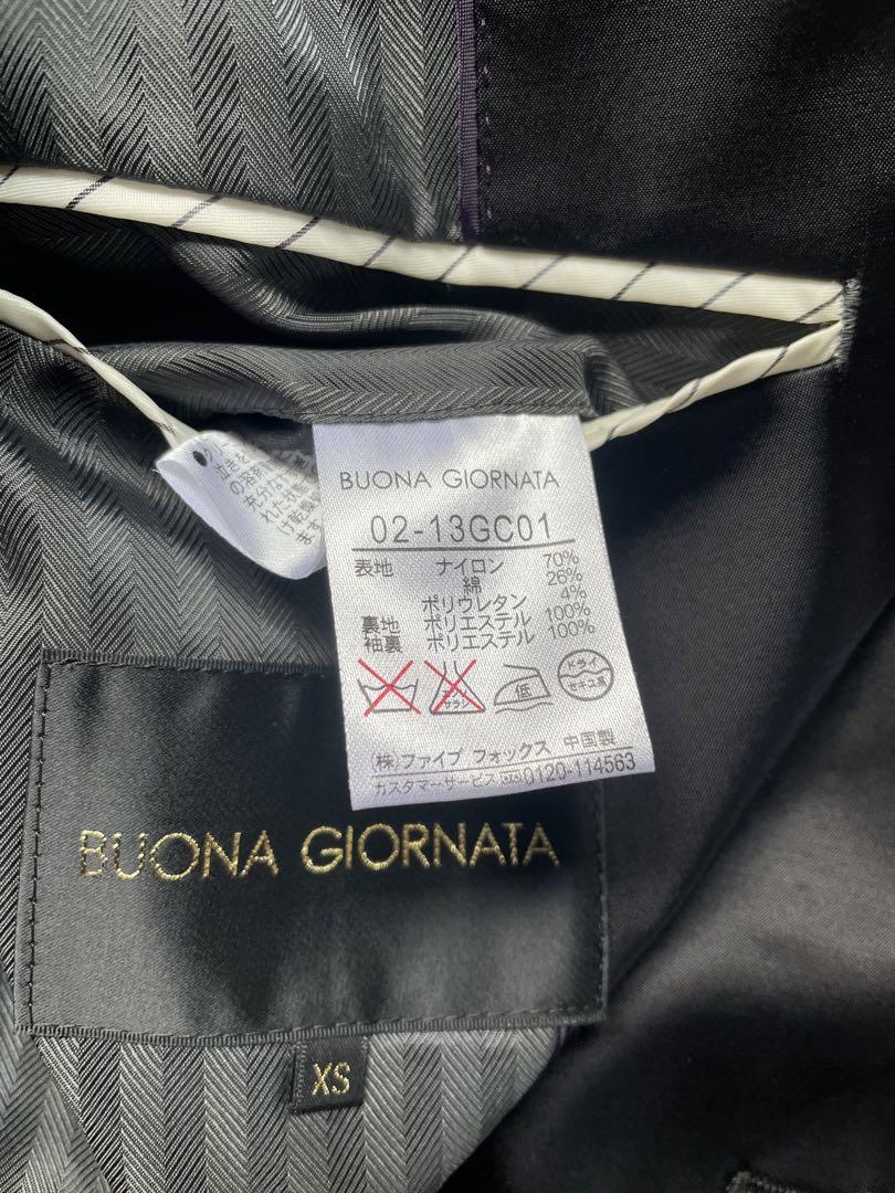 BOUNA GIORNATA セットアップ　光沢ブラック