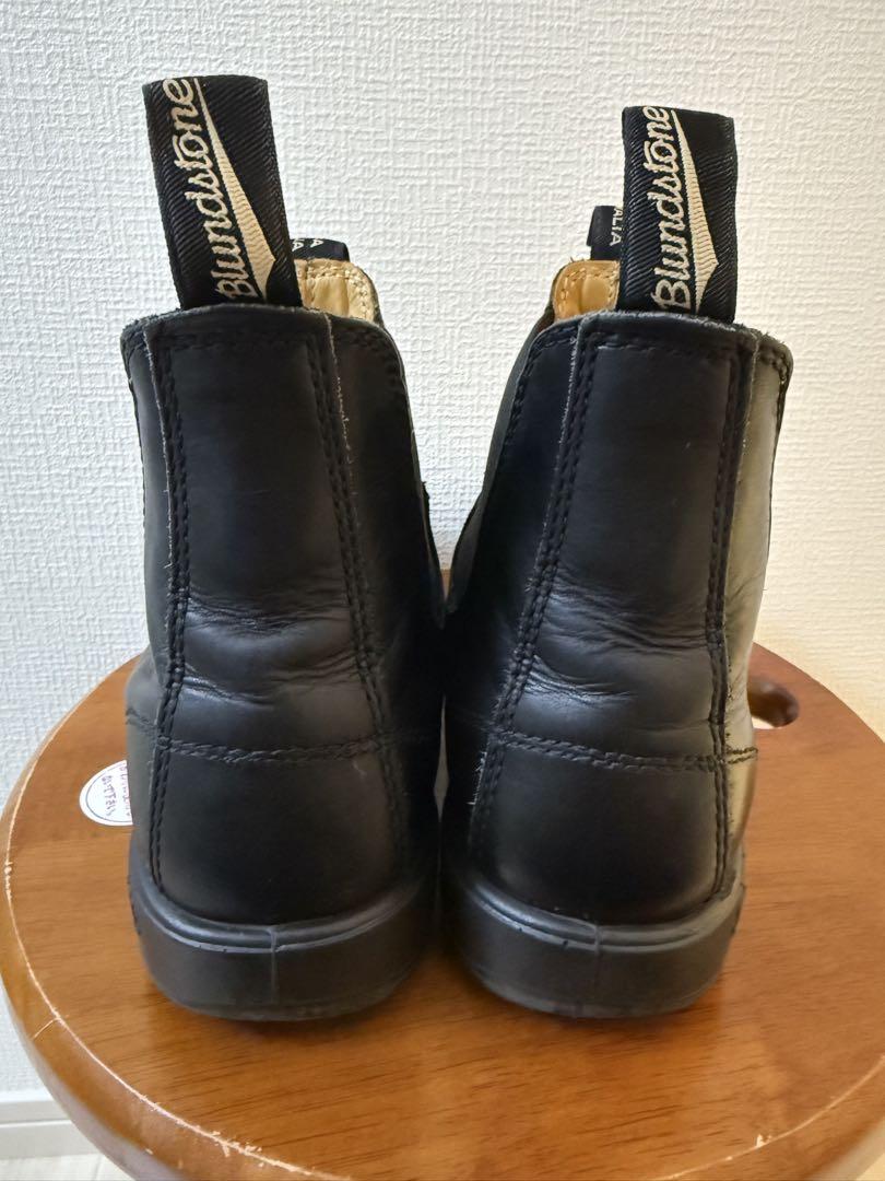 Blundstone ブラック サイドゴアブーツ