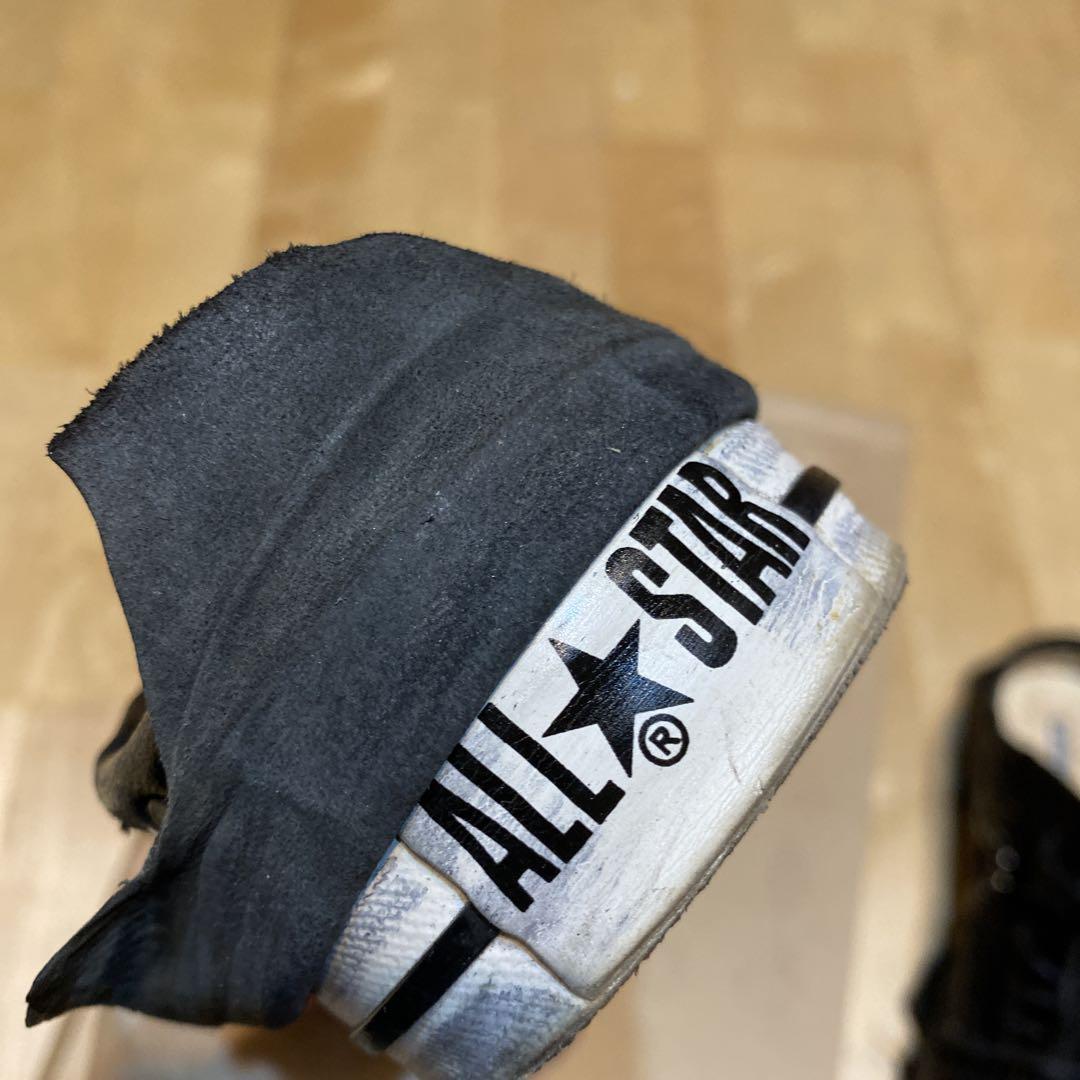 CONVERSE メンズ　ブラック スタッズ カスタム　スニーカー