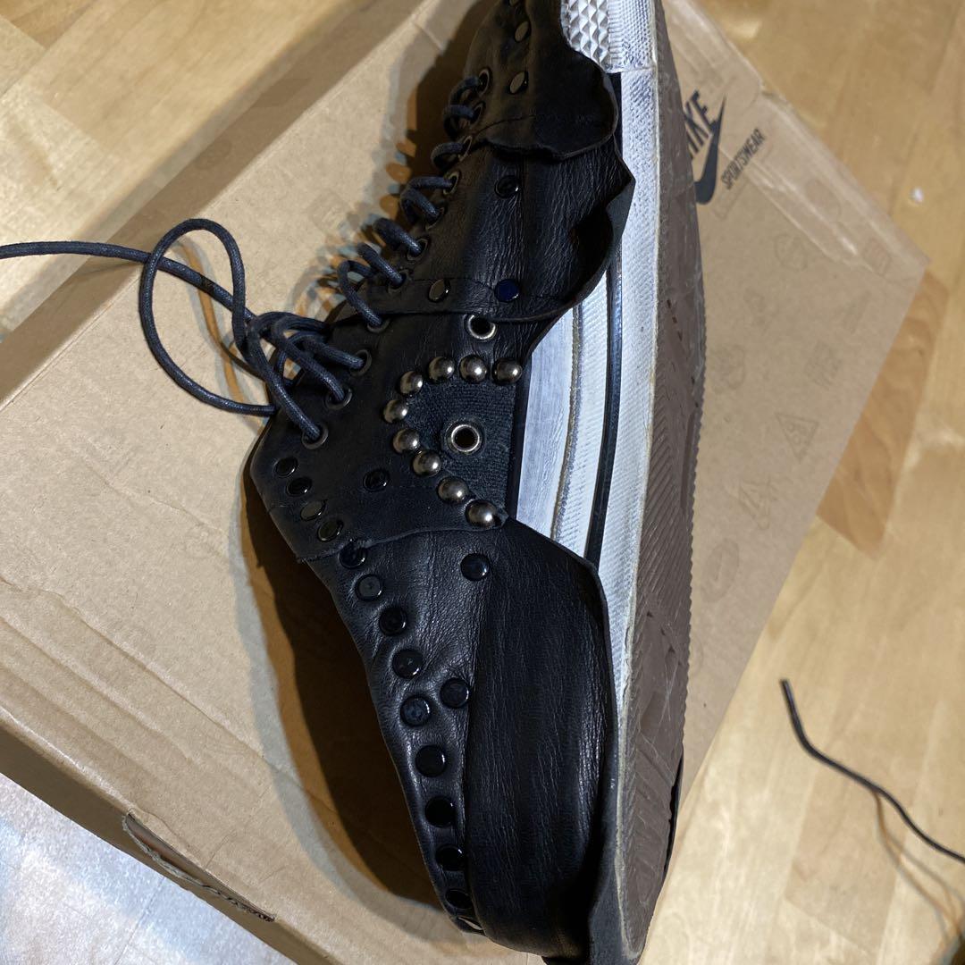 CONVERSE メンズ　ブラック スタッズ カスタム　スニーカー
