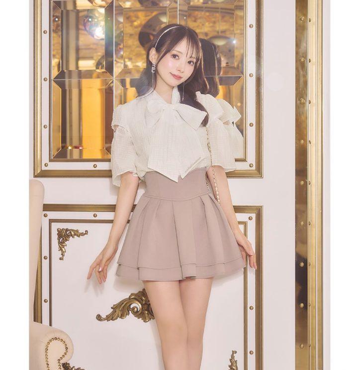送料無料 通販 激安 殿堂入り!!美脚になれるスカート Sサイズミシェル くすみピンク スカート
