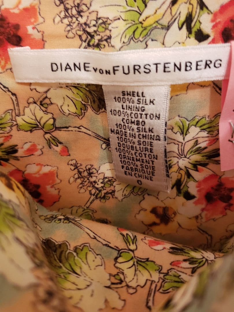 ダイアンフォンファステンバーグ 花柄ドレス ダイアンフォンファステンバーグ 花柄ドレス