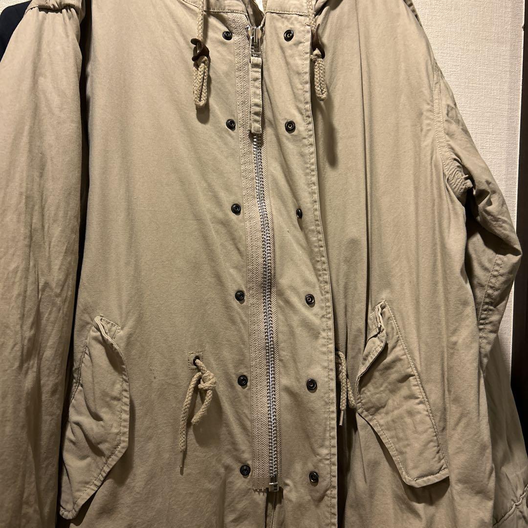 モッズコートHOUSTON ヒューストンM-51パーカ XX-S(M-L程度)