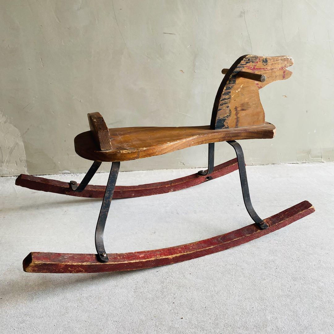 【~40s USA vintage】rocking horse 木馬