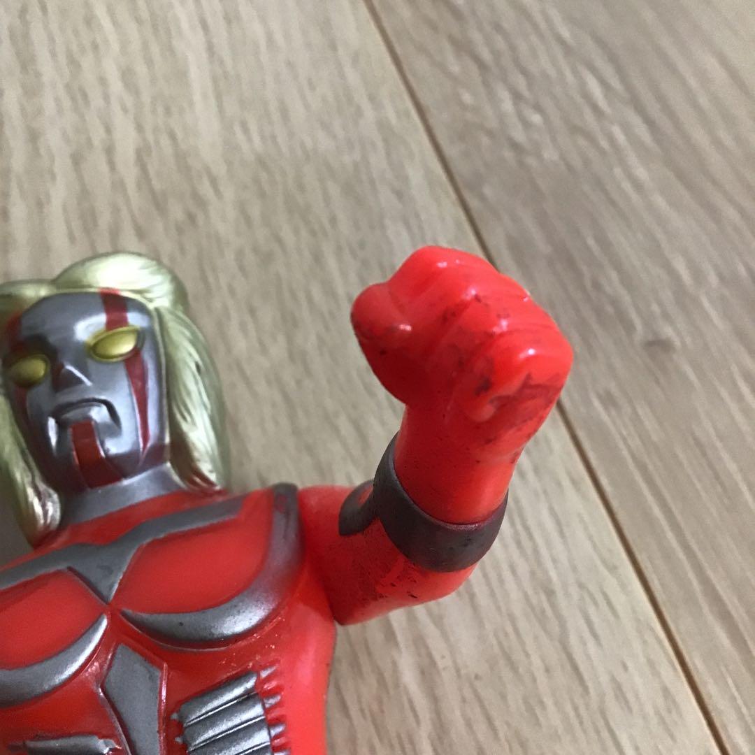 昭和レトロ　ソフビ人形　フィギュア　タカトク　メガロマン　ジン男組　東宝