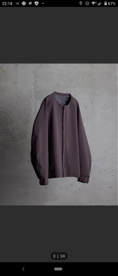 WYM ATTACHMENT NO COLLAR ZIP BLOUSON EL8H0-m74969074318 × 格安超特価