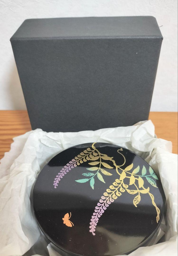 未使用真如苑グッズ塗香入れ藤の花小物入れ