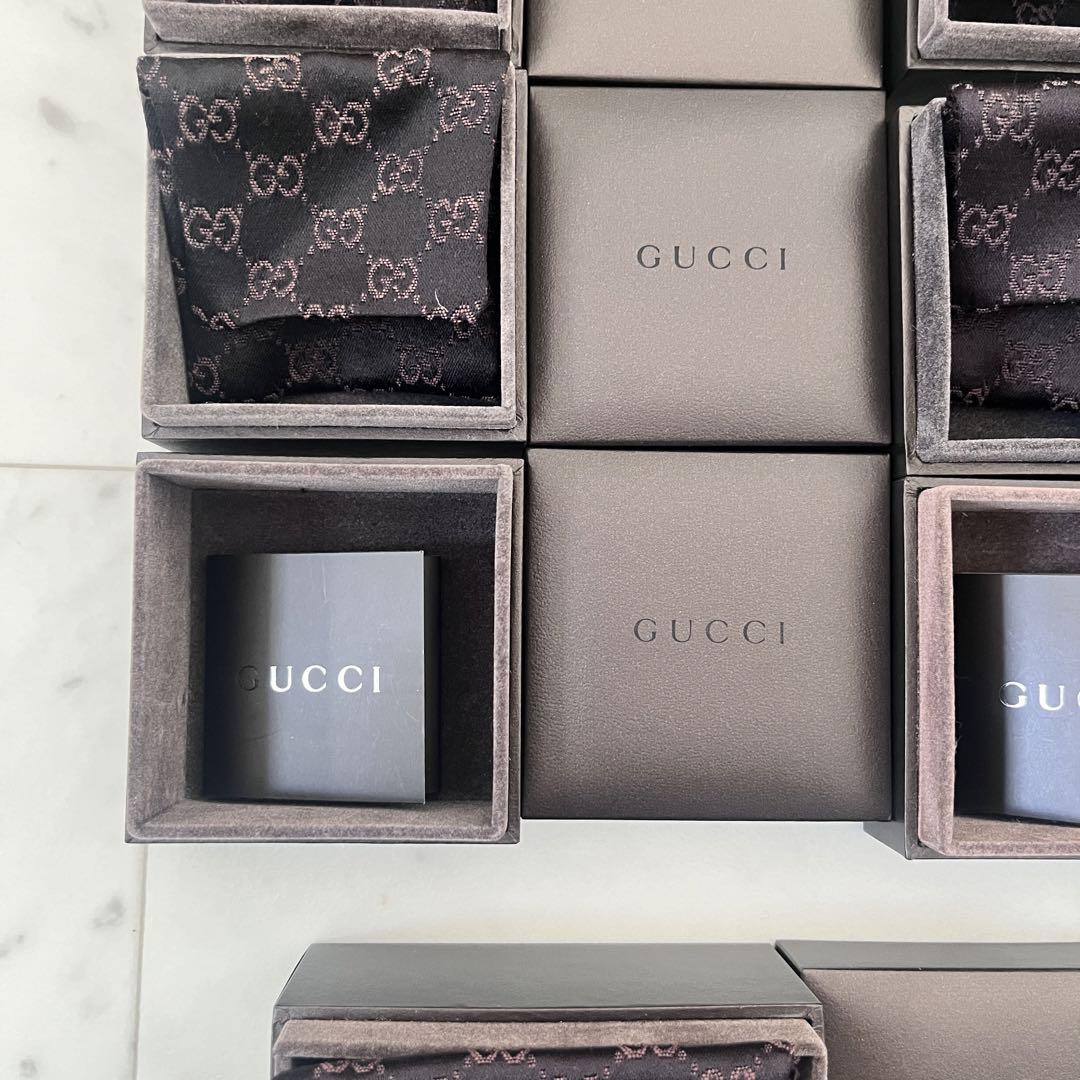 GUCCI グッチ アクセサリー リング ピアス 保存袋 空箱 10個 セット
