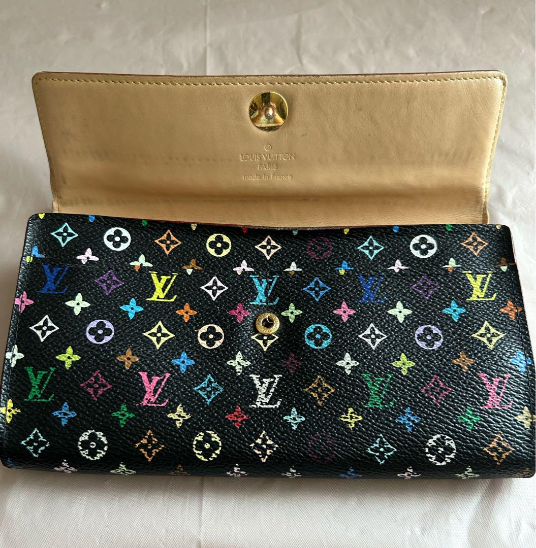 Louis Vuitton マルチカラーモノグラム 長財布 ブラック