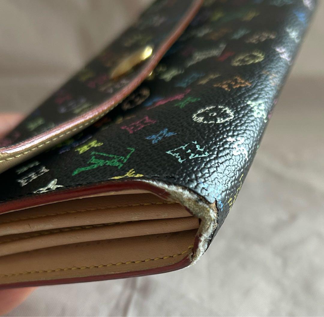 Louis Vuitton マルチカラーモノグラム 長財布 ブラック