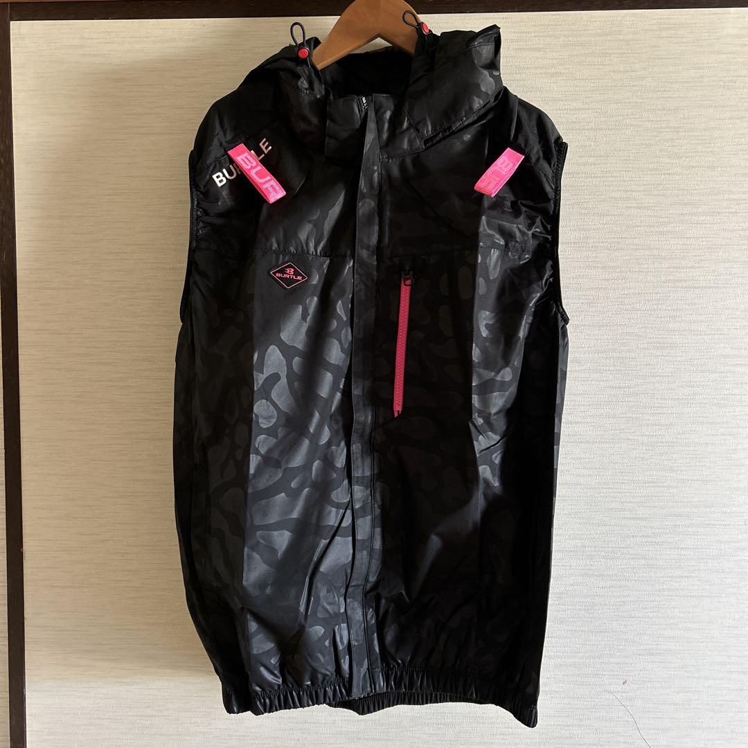 【2着セット】XL ベスト カモフラブラック AC2064 バートル 空調服　❻ バートル AC2064-SET（スターターセット）｜空調服・EFウェア