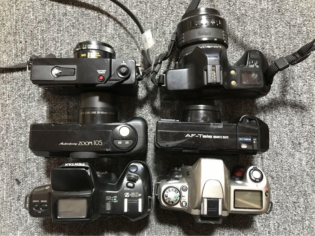 カメラまとめ売り　CANON Nikon Canon & Nikon カメラ まとめ 6個 A122 - フィルムカメラ