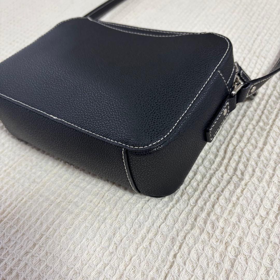 美品 agnes b. アニエスベー ショルダーバッグ ブラック