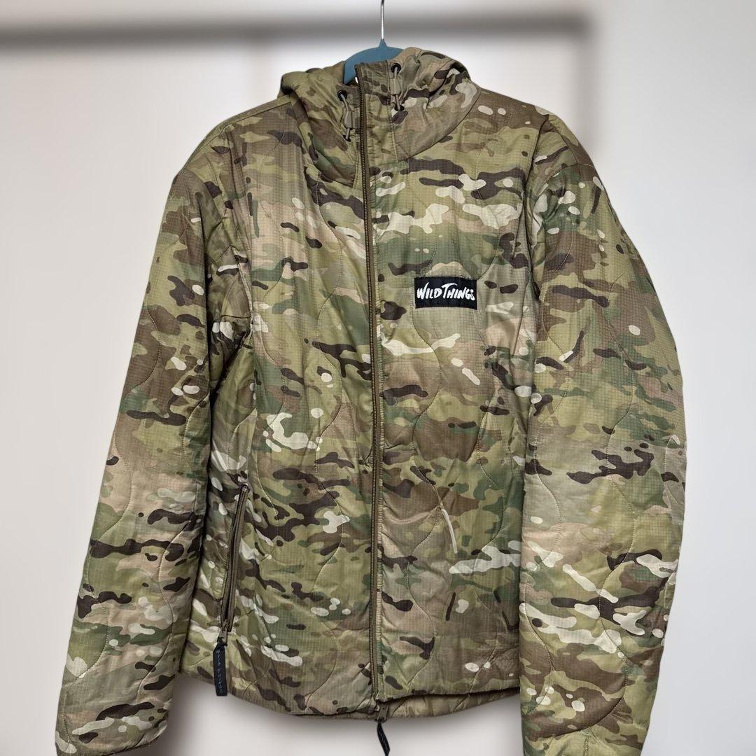 ワイルドシングス 迷彩 プリマロフトジャケットL Wild Things