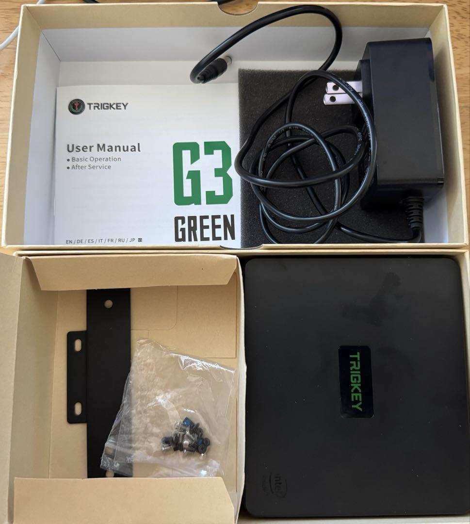 ジャンク TRIGKEY G3 ミニPC