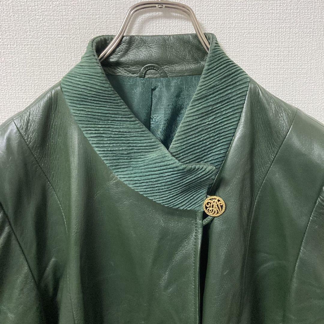 JHA-JHA GRACE ロングコート ジャケット 革製品 日本製 サイズ9 JHA-JHA GRACE ロングコート ジャケット 革製品 日本製 サイズ9