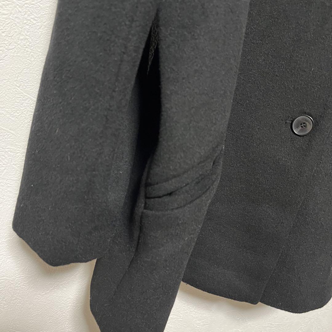 ZARA ザラ　Pコート　コート　アウター　黒　USAMサイズ