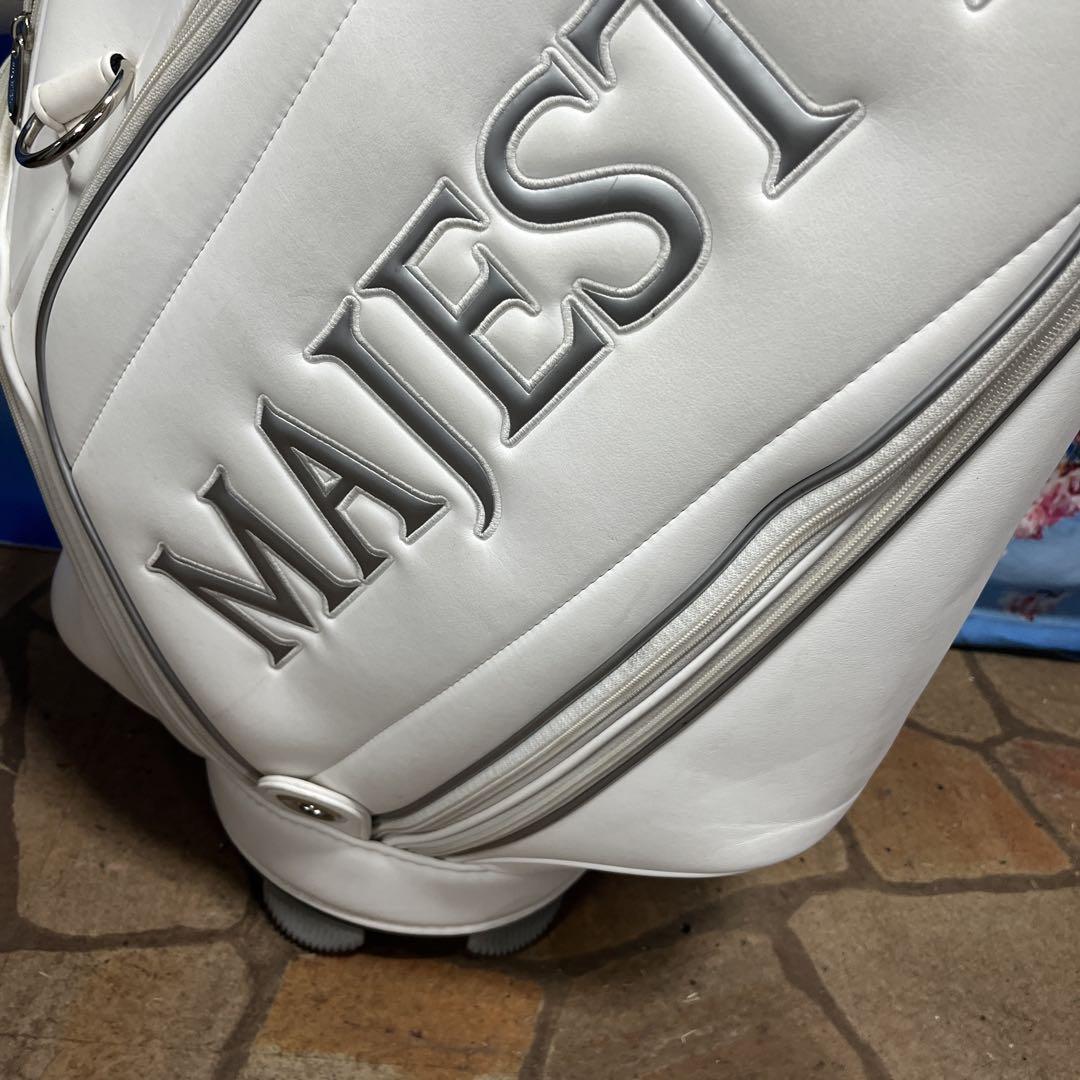 寶BC-442 美品 MALESTY ホワイトキャディバッグ