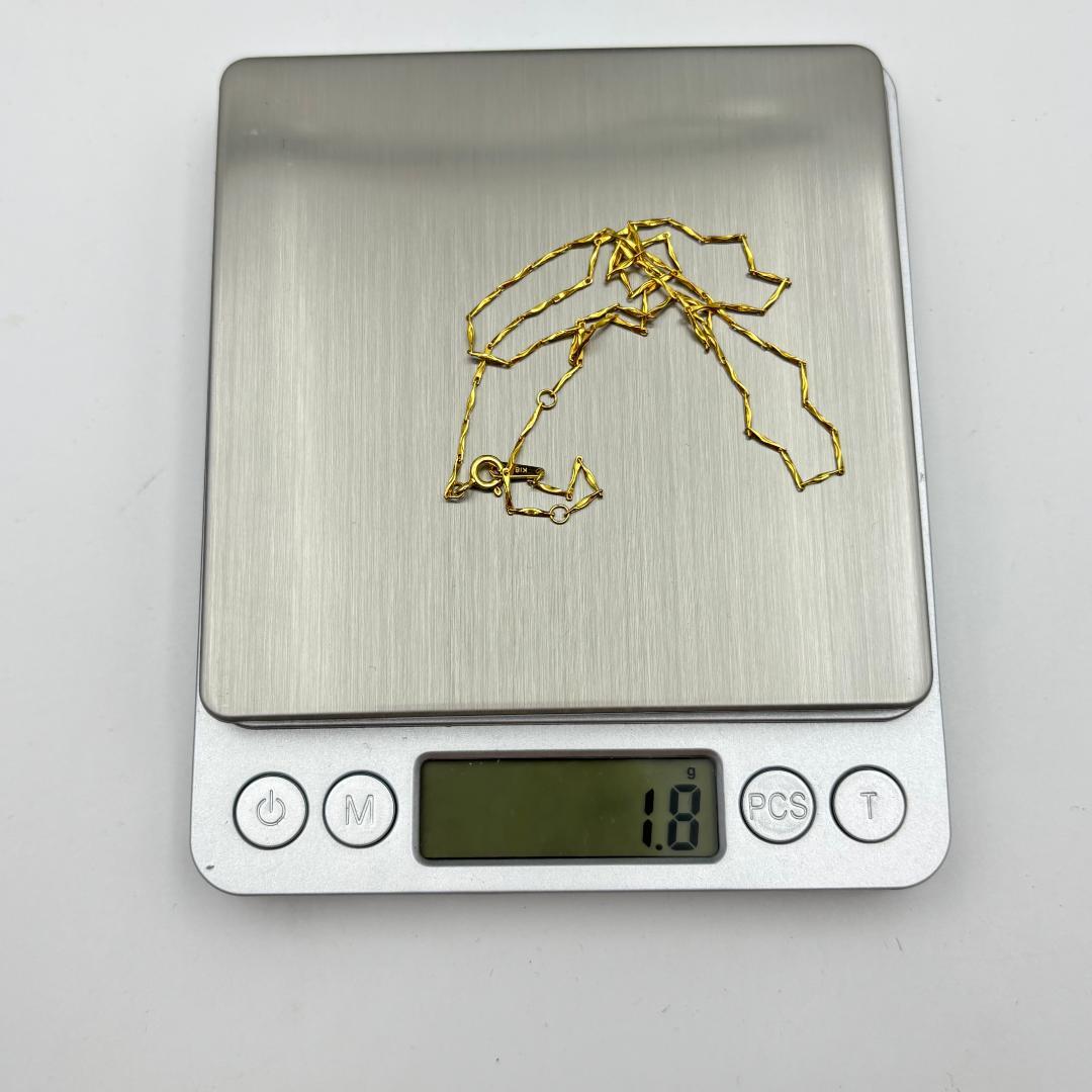 極美品✨K18ゴールド ツイストチェーンネックレス ⭐ 極美品 ✨K18 ゴールド ツイストチェーンネックレス - メルカリ