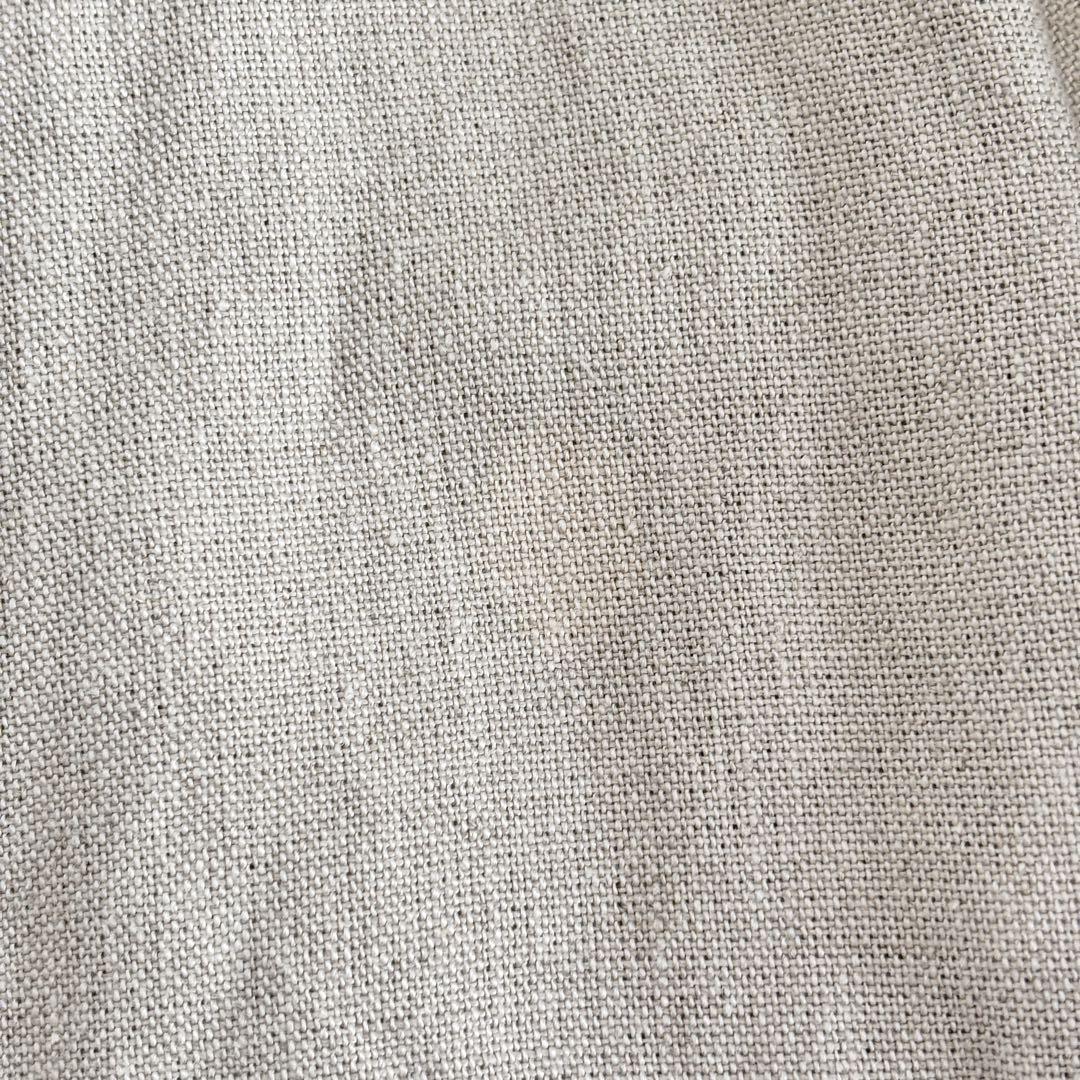 23SS エイトン LINEN OXFORD NO COLLAR JACKET