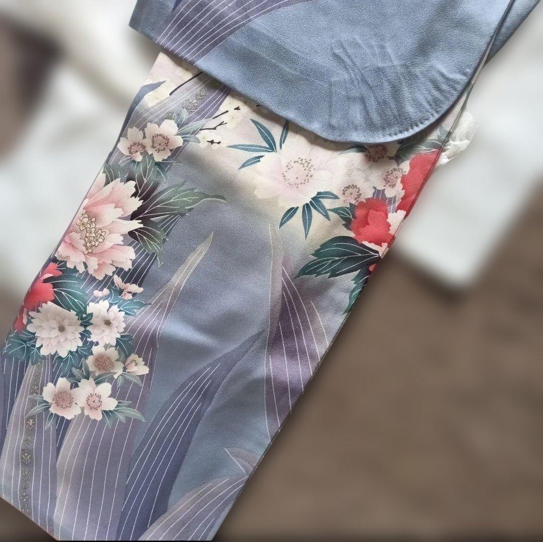 手縫いの振り袖 帯目立った傷や汚れなし