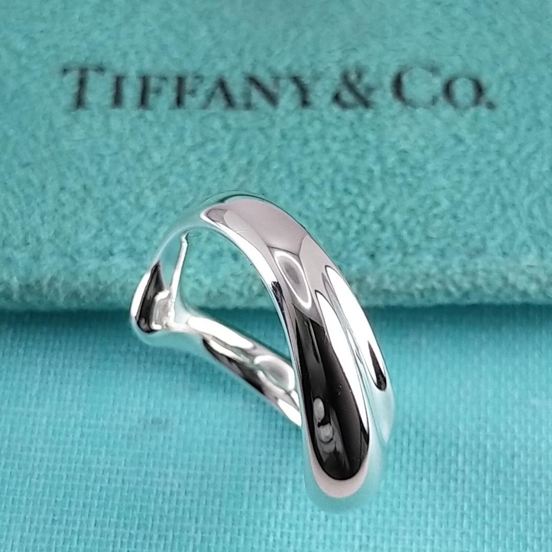 ★SALE★【TIFFANY&Co.】カーブド　ハート　リング　８号　1816