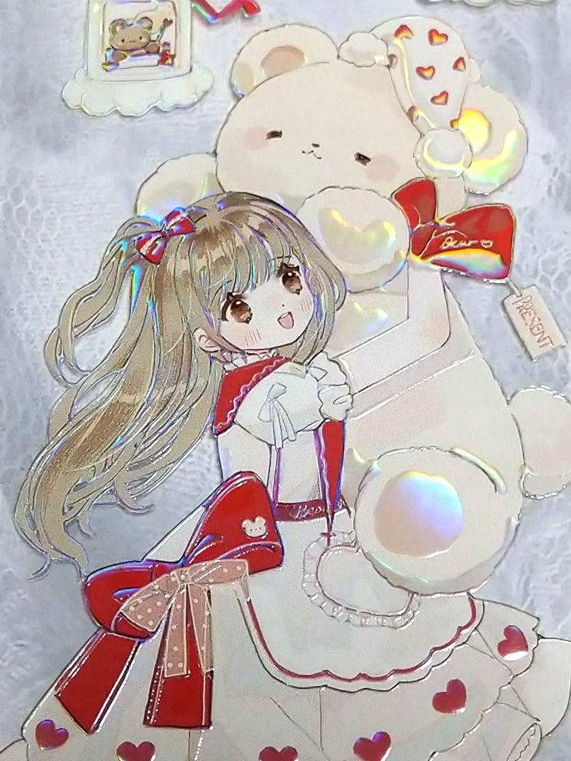 SALE✩再販✩J208＃抱抱玩偶(虹光)切り売り海外人物マステ女の子