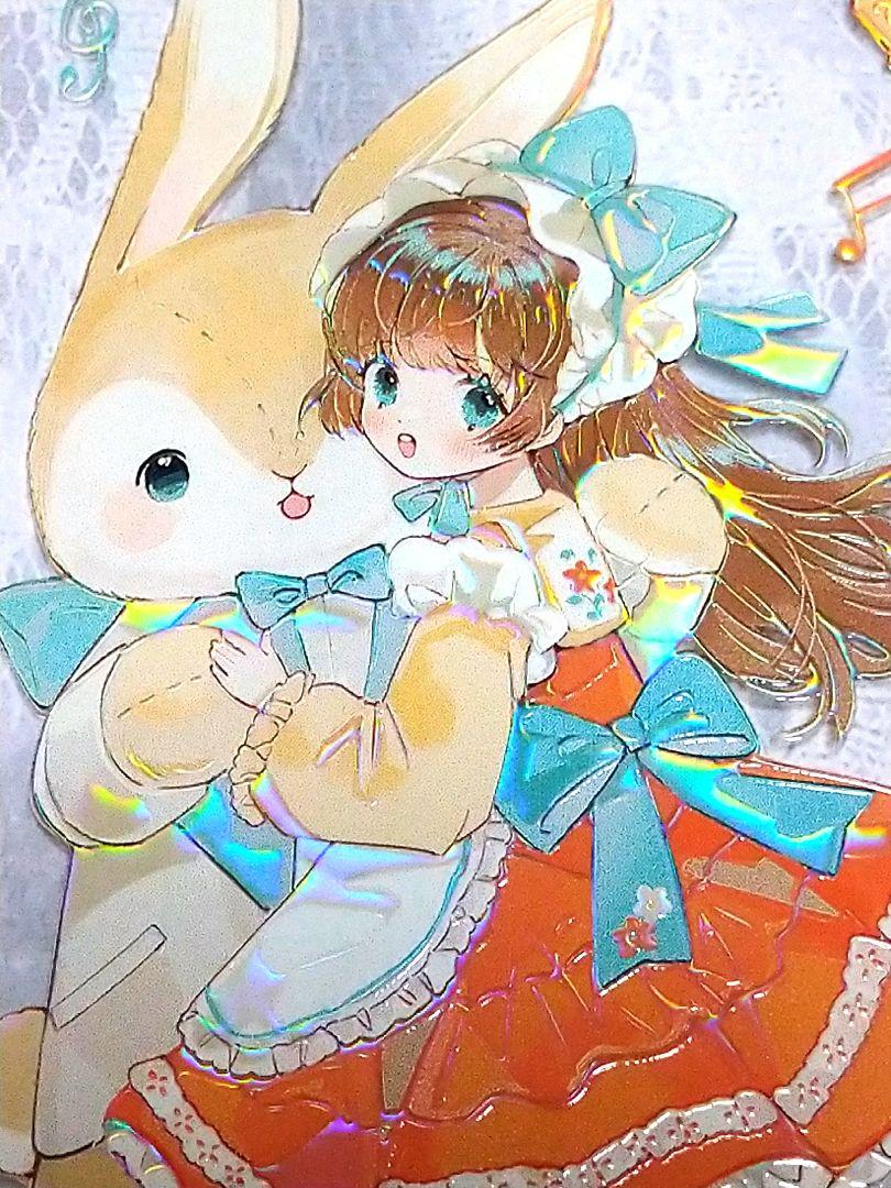 SALE✩再販✩J208＃抱抱玩偶(虹光)切り売り海外人物マステ女の子