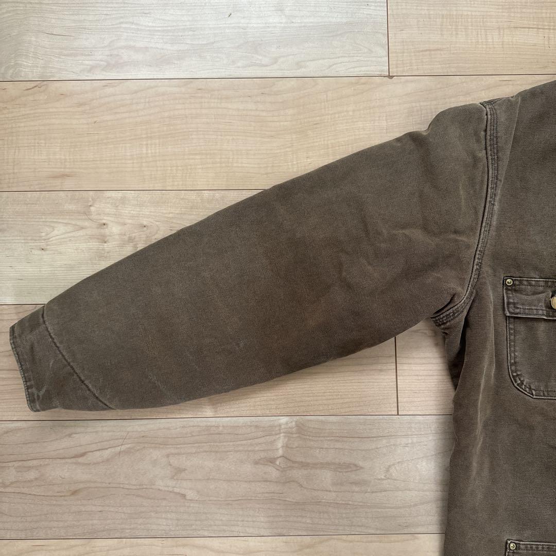 希少 USA製 80´s Carhartt チョアコート BROWNブラウン