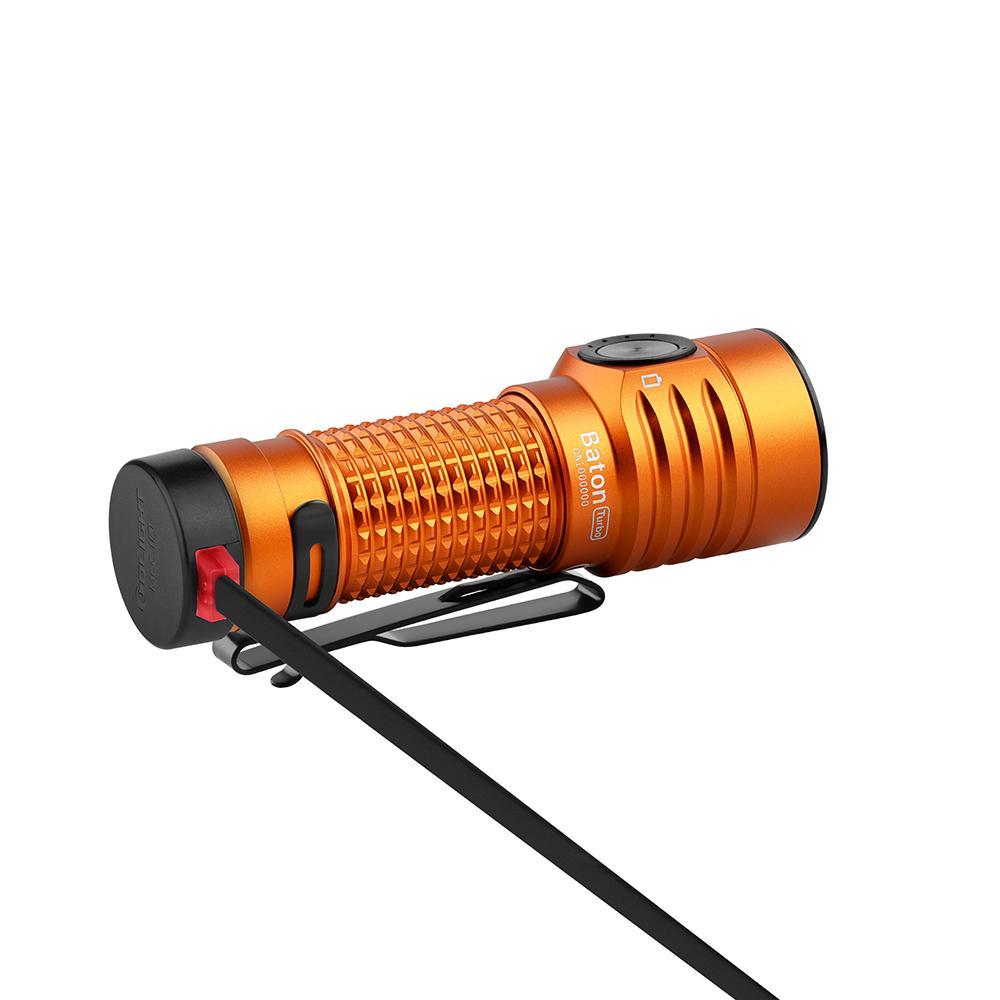 オーライト Baton Turbo 充電式フラッシュライト オレンジ