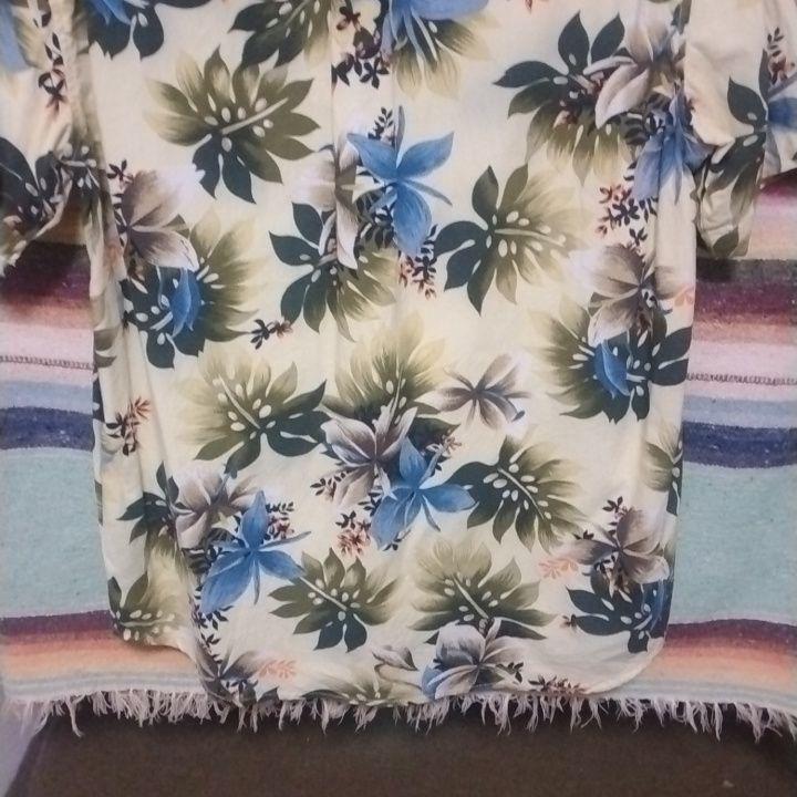 90s　oldstussy　半袖アロハシャツ　USA製　紺タグ　ヴィンテージ