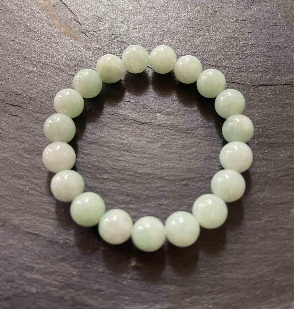 新品未使用　証明書付き　最高グレード　ミャンマー産　【翡翠輝石】ブレスレット