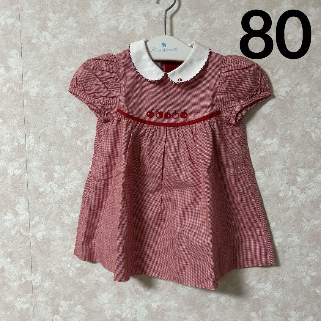 ファミリア familiar ワンピース 80㎝ - メルカリ