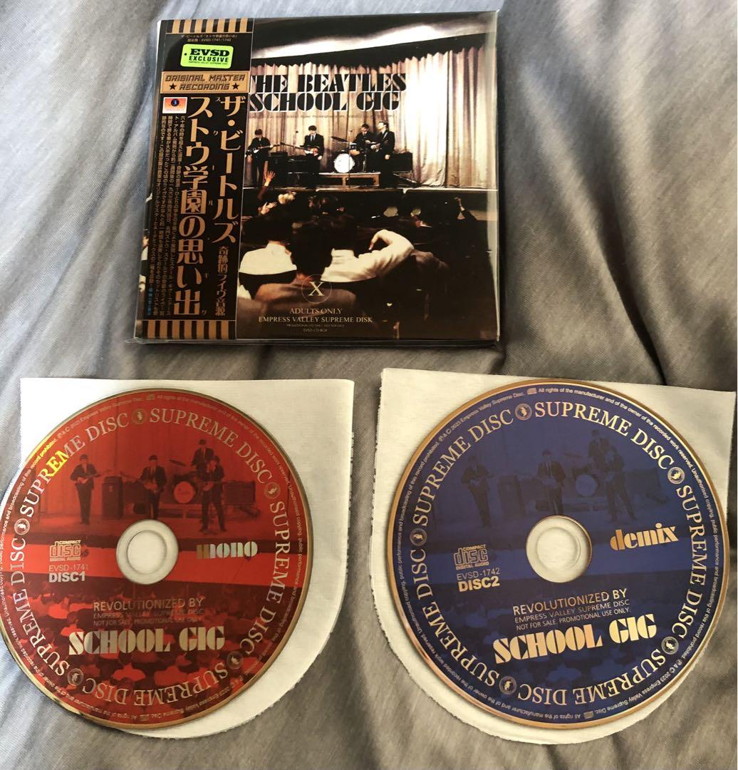魅力の THE BEATLES SCHOOL GIG 2枚組CD(初盤) 洋楽