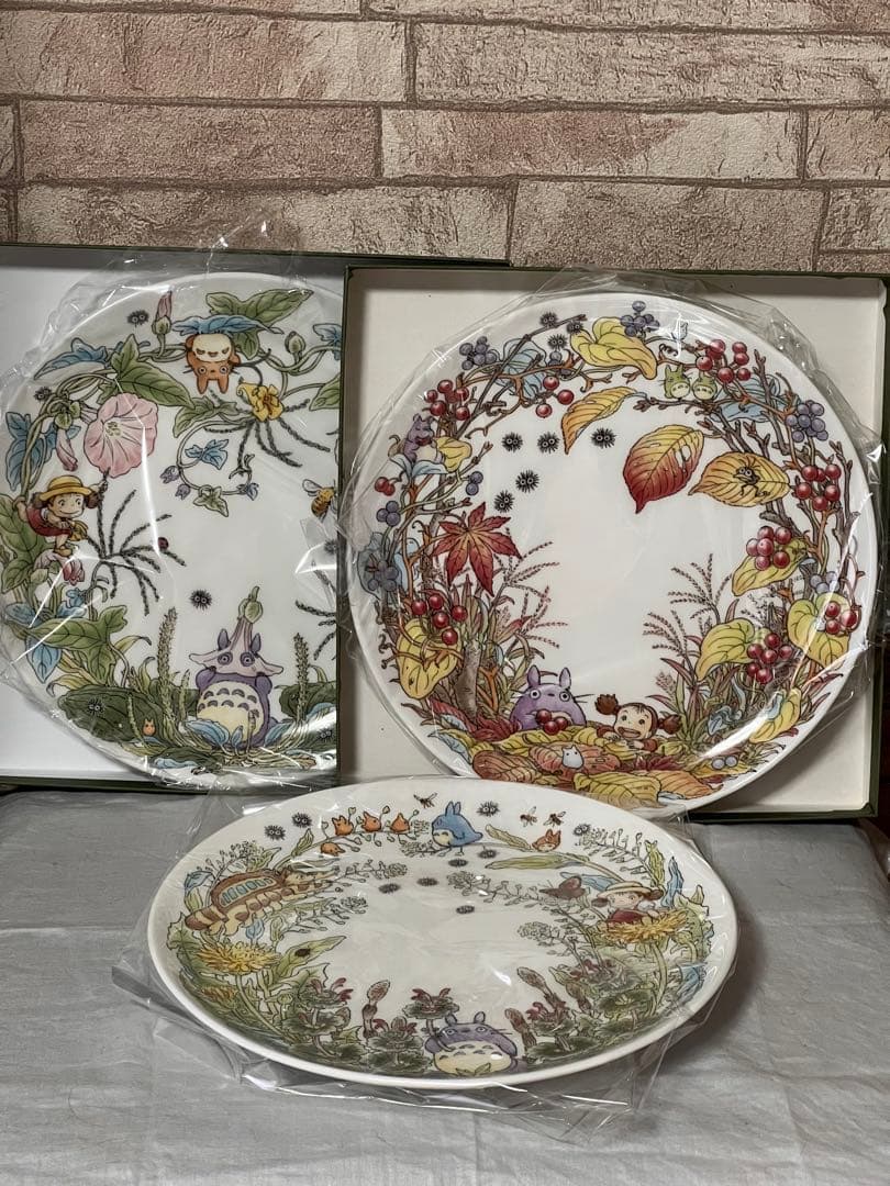 となりのトトロ プレートセット 3枚目立った傷や汚れなし