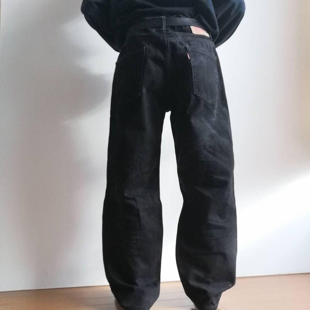 リーバイス550 色落ち ブラックデニム パンツ 黒 W34 Levis