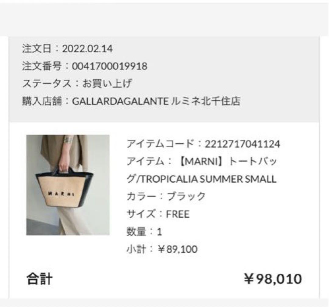 【美品】MARNI かごバック  SMALL ブラック