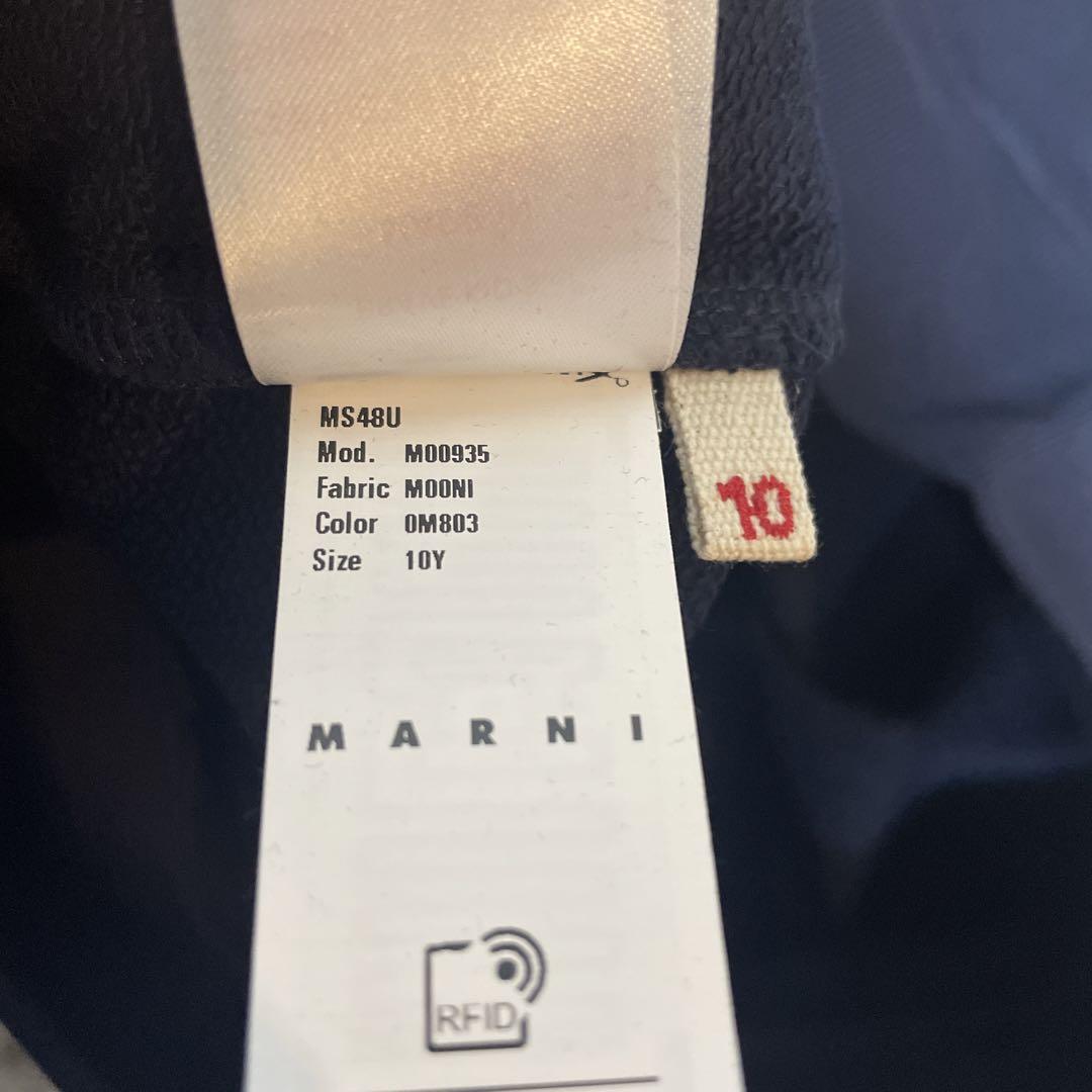 【新品未使用】MARNI ロゴプリント プルオーバートレーナー 10Y ネイビー 楽天市場】MARNI マルニ（スウェット・トレーナー｜トップス