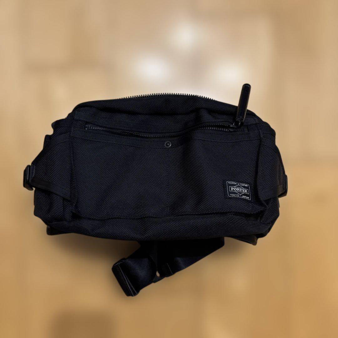 PORTER ウエストバッグ カラーブラック
