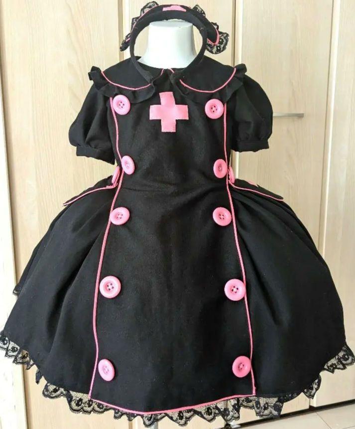 ハンドメイド　ワンピース　ナース　 100cm