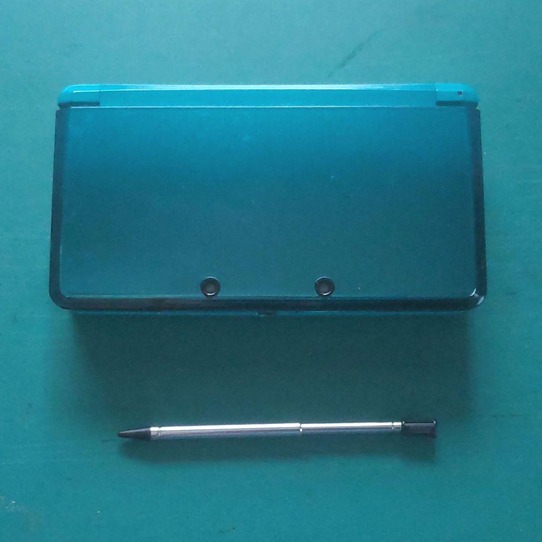 F76【中古・良品3DS】ニンテンドー3DS アクアブルー外箱 付属品完備 F76【中古・良品3DS】ニンテンドー3DS アクアブルー外箱 付属品完備