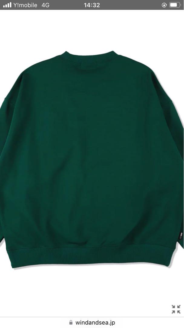 値下げ！WIND AND SEA PATCH CREWNECK SWEAT！