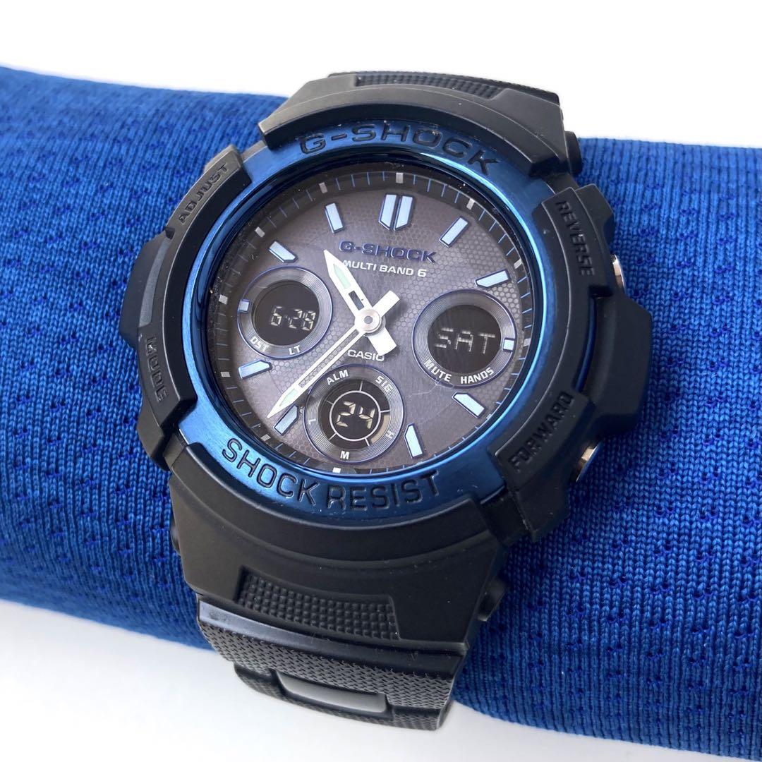 【美品】カシオG-SHOCK AWG-M100BC 電波ソーラー マルチバンド6
