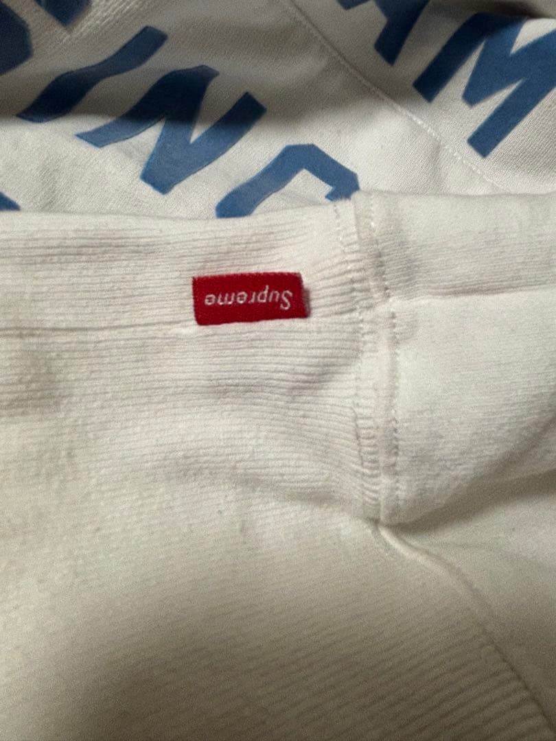 Supreme Team Flocked Hooded Sweatshirt